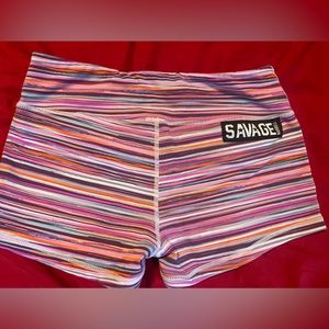 Savage Barbell shorts. size L